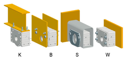 various connections of DRS wheel blocks