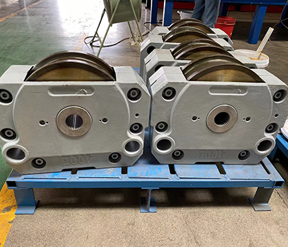 Bespoke Demag DRS 400mm Wheel Block System